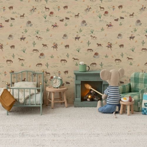 . ⁠Maileg Alarm Clock Mouse - Mint