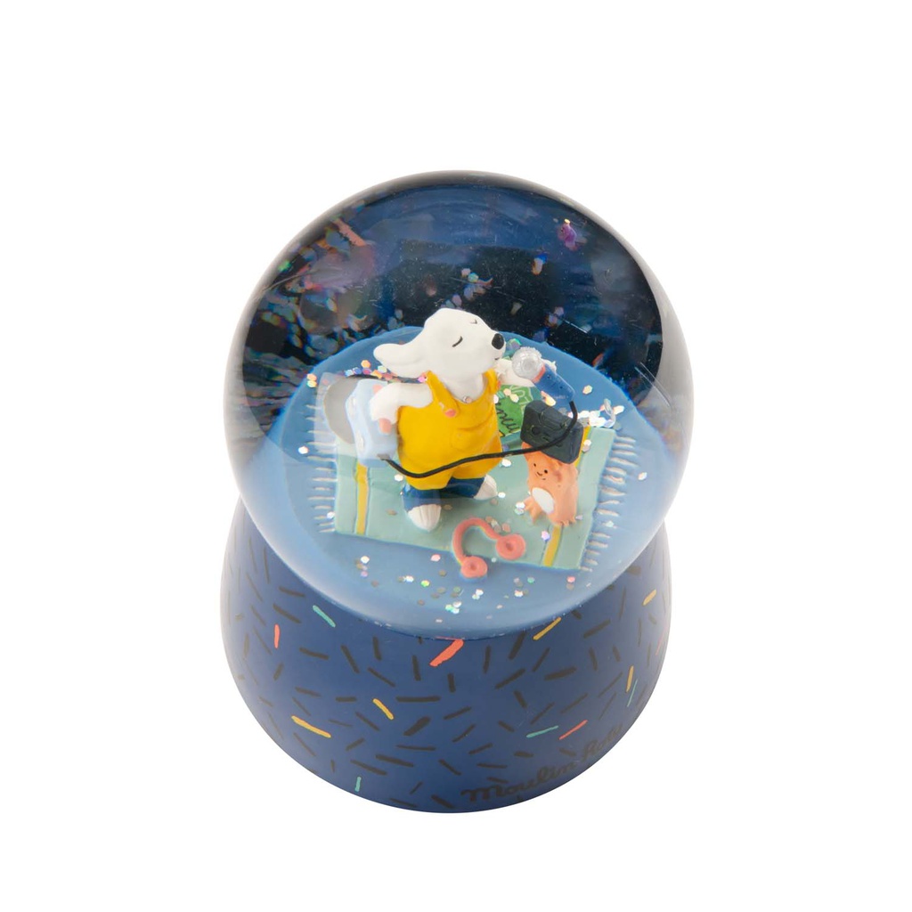 Musical snow globe Puce &amp; Pilou