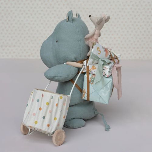 Maileg Mini Trolley - Multi dots