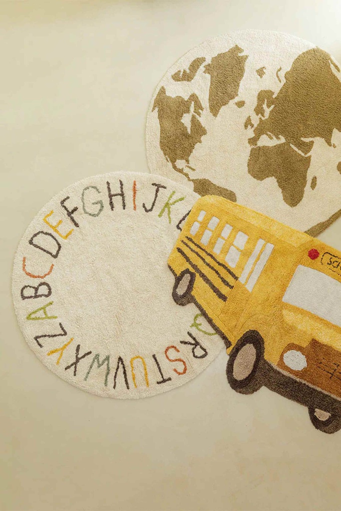 Alfombra Lavable ABC Color and Letters