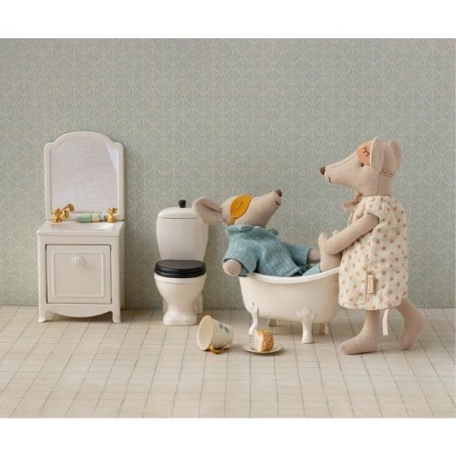 Maileg Sink Dresser Mouse - Off white