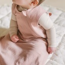 Pehr Sleep Bag Sailor Stripe Front Zipper 1.0 TOG - Tea Rose