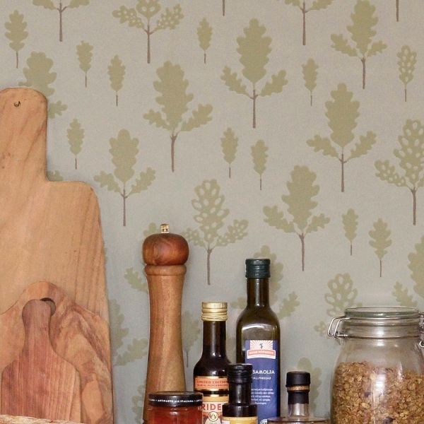 Poetry Collection Oak Nature - Greige Blue