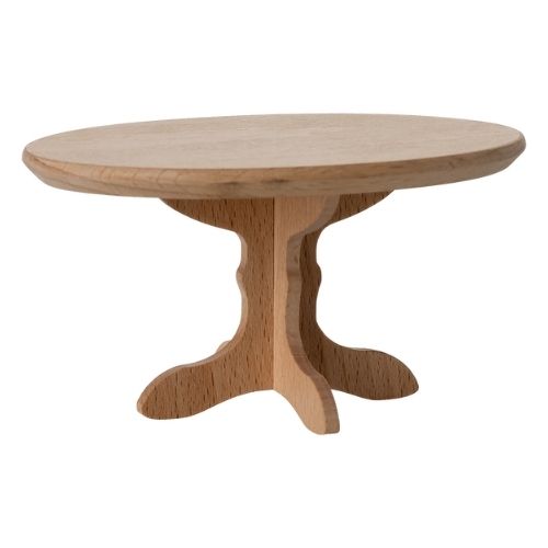 Maileg Oval Dining Table Wood - Mouse