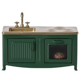 [P-432] Maileg Kitchen Mouse - Dark Green