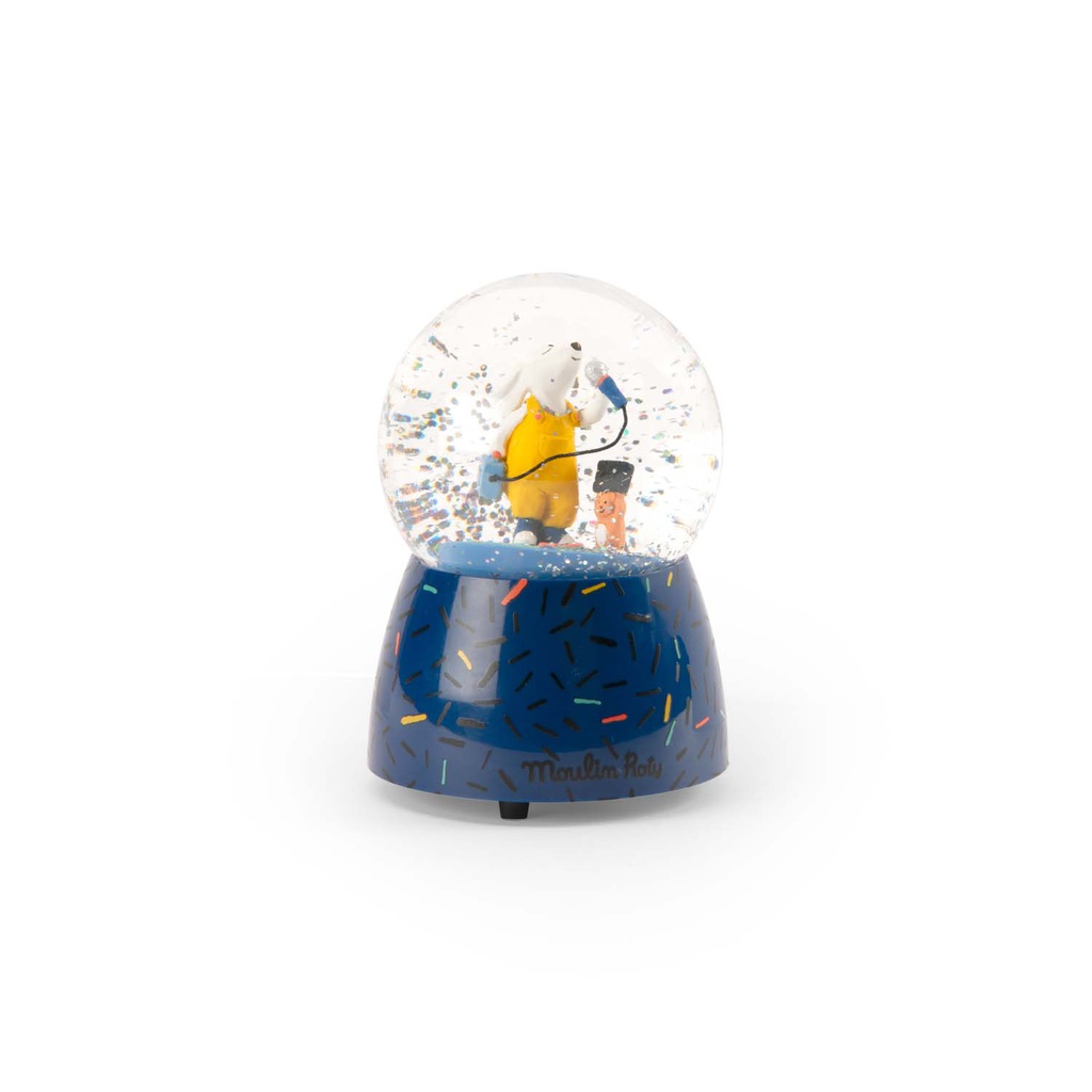 [MR-684044] Musical Snow Globe Puce &amp; Pilou