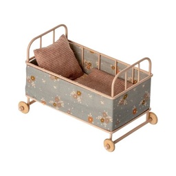 [P-685] Maileg Cot Bed Micro - Powder