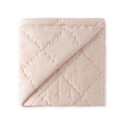 [P-697] Pehr Cobija Pin Dot Blanket - Peony