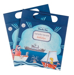 [MR-713125] Pocket Magnetic Battleship Game